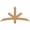 Ekena Millwork Alberta Smooth Timber Gable Bracket, Western Red Cedar, 48"W x 24"H x 1 1/2"D x 3 1/2"F, 12/12 Pitch GBW048X24X0204ALB00SWR - alternate 1